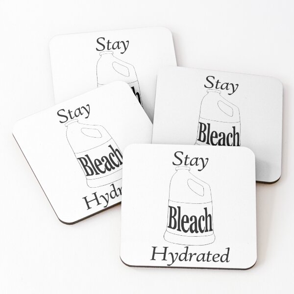 Item preview, Stay Hydrated with Bleach Line Art designed and sold by CrazyCatCraft.