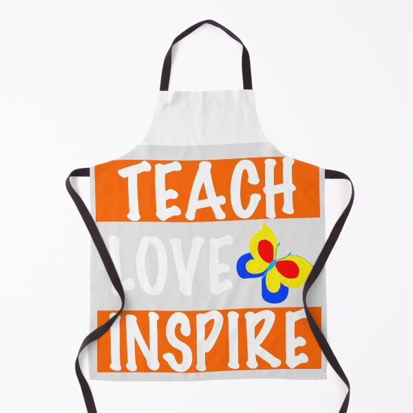 Item preview, Orange I Teach and Love and Inspire designed and sold by EdwardMonet.