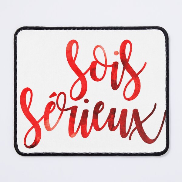 Item preview, Sois Sérieux (1) designed and sold by byebyesally.
