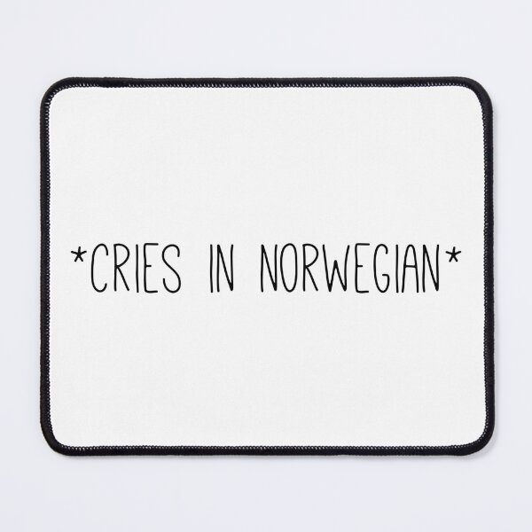 Item preview, *Cries In Norwegian* designed and sold by byebyesally.
