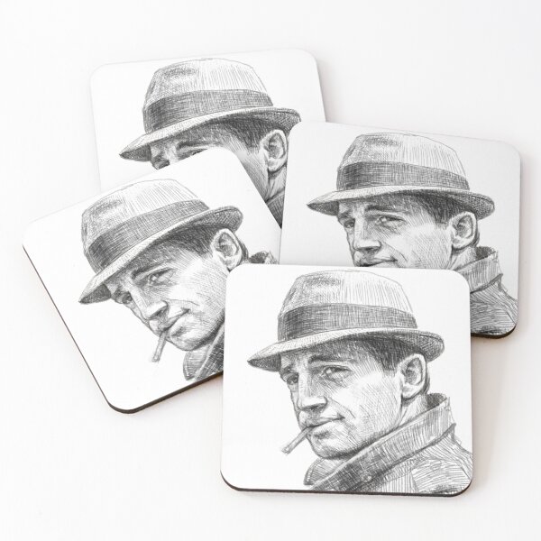 Item preview, Jean Paul Belmondo, pencil portrait designed and sold by maria0505.