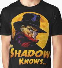 The Shadow Knows Graphic T-Shirt