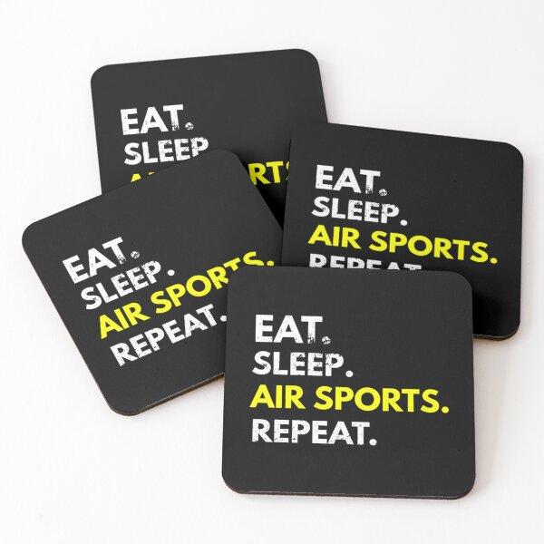 Item preview, Eat Sleep Air Sports Repeat Funny Design For Hobbyists Classic T-Shirt designed and sold by clarepaulaji64.