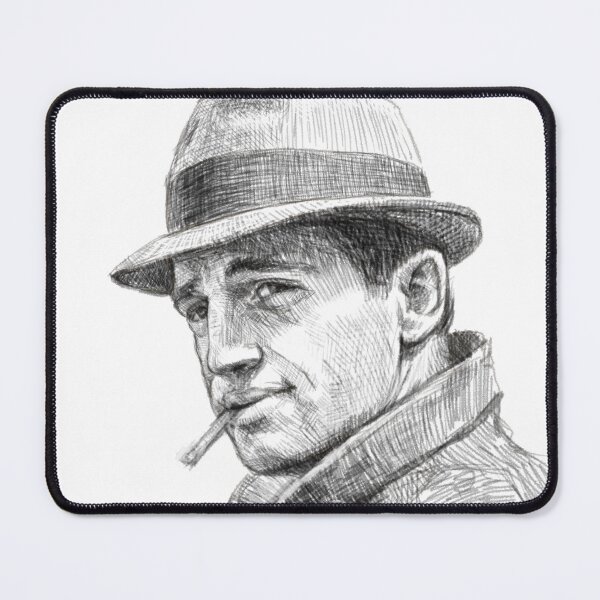 Item preview, Jean Paul Belmondo, pencil portrait designed and sold by maria0505.