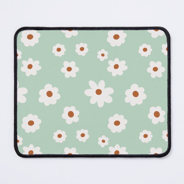 Item preview,  white floral pattern designed and sold by AI ART Studio.