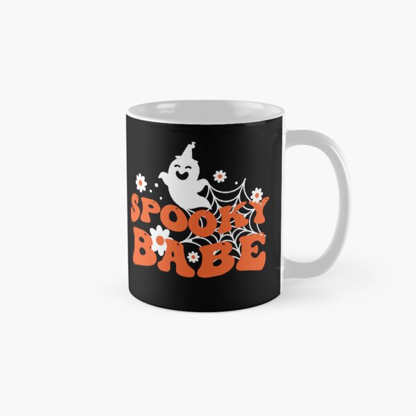 Item preview, Spooky Babe Groovy Halloween Floral Ghost designed and sold by Sasikharn.
