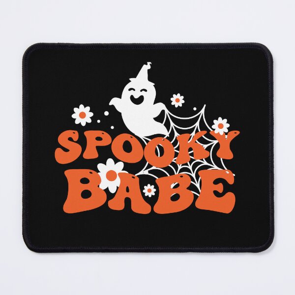 Item preview, Spooky Babe Groovy Halloween Floral Ghost designed and sold by Sasikharn.