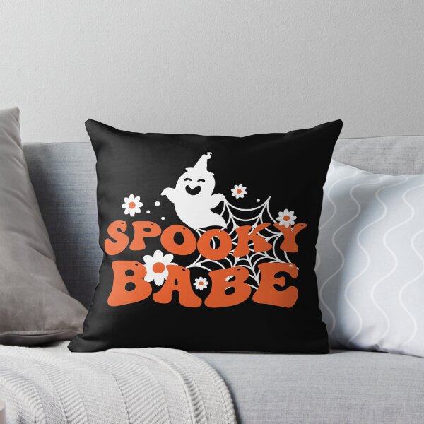Item preview, Spooky Babe Groovy Halloween Floral Ghost designed and sold by Sasikharn.