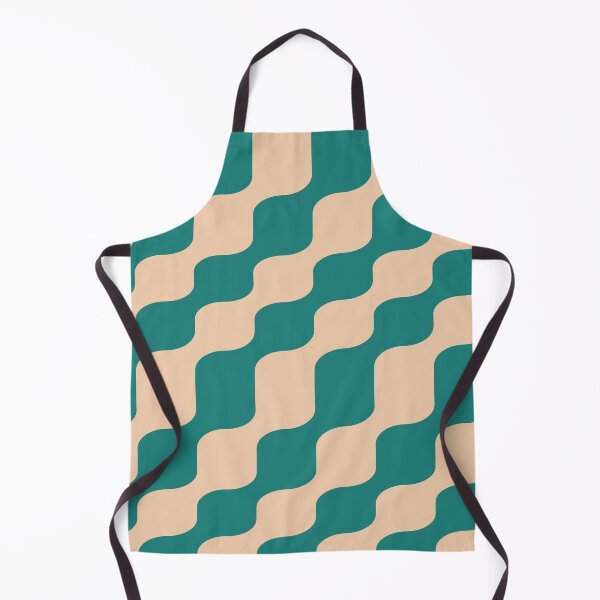 Item preview, Funky Vintage Green Waves designed and sold by Hic21.