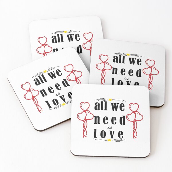 Item preview, all we need is love .Quote for (family mom father boyfriend cat dog ..all) designed and sold by Magisolution.
