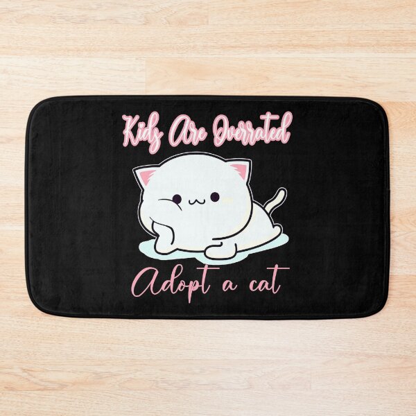 Item preview, kids are overrated adopt a cat    designed and sold by SVGtothemoon.