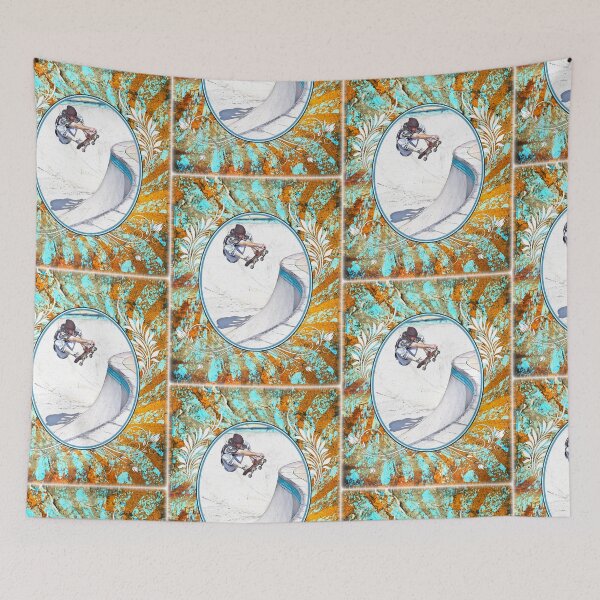 Item preview, Skatepark Pool Skateboarder designed and sold by Waves.