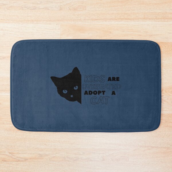 Item preview, kids are overrated adopt a cat - CAT MEME LOVER designed and sold by SVGtothemoon.