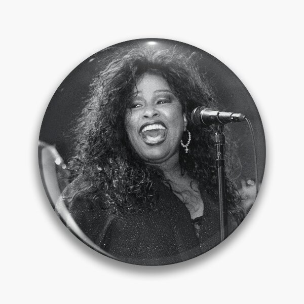 Item preview, Chaka Kahn - BW Photograph designed and sold by ConcertImages.
