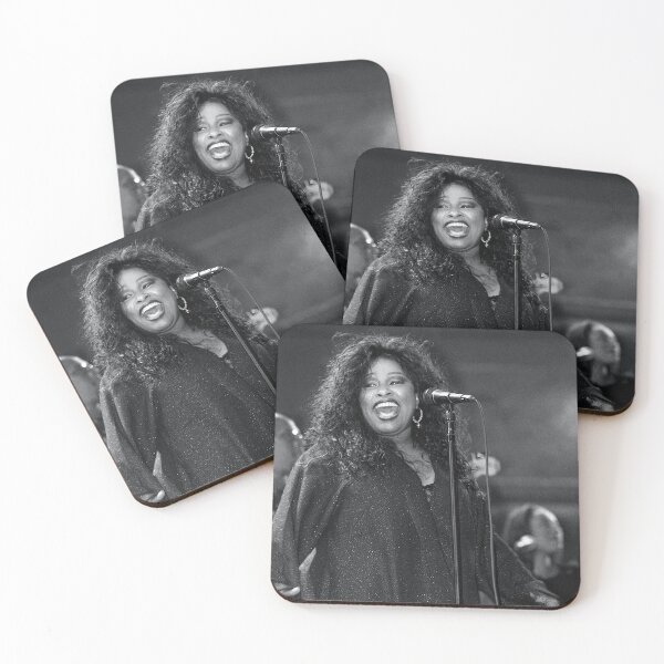 Item preview, Chaka Kahn - BW Photograph designed and sold by ConcertImages.