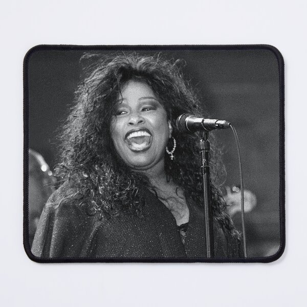 Item preview, Chaka Kahn - BW Photograph designed and sold by ConcertImages.