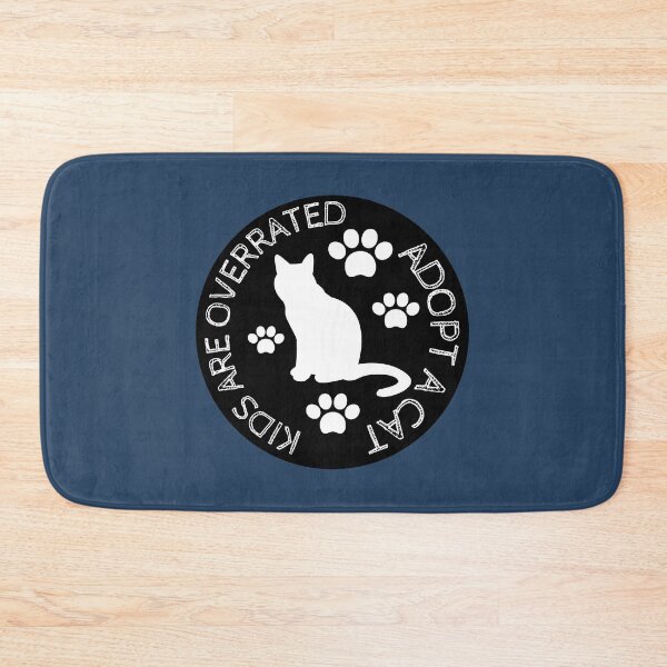 Item preview, Kids are overrated adopt a cat  cats lovers  animal lover designed and sold by SVGtothemoon.