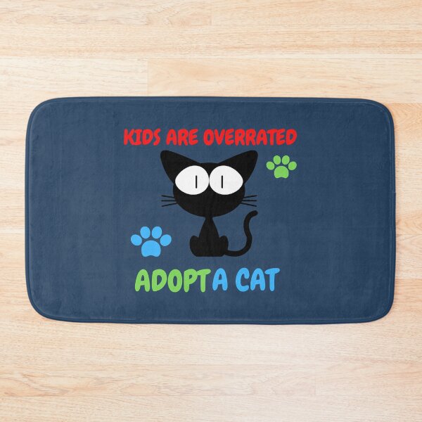Item preview, Kids are overrated adopt a cat  cats lovers designed and sold by SVGtothemoon.