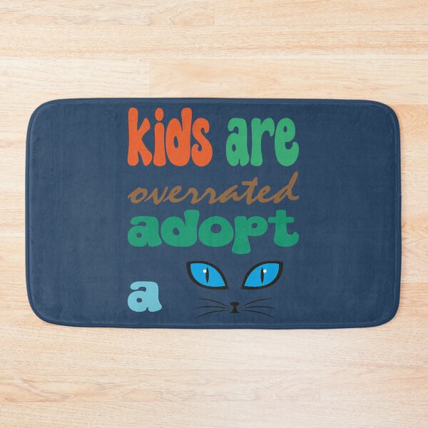 Item preview, Kids Are Overrated Adopt A Cat  designed and sold by SVGtothemoon.