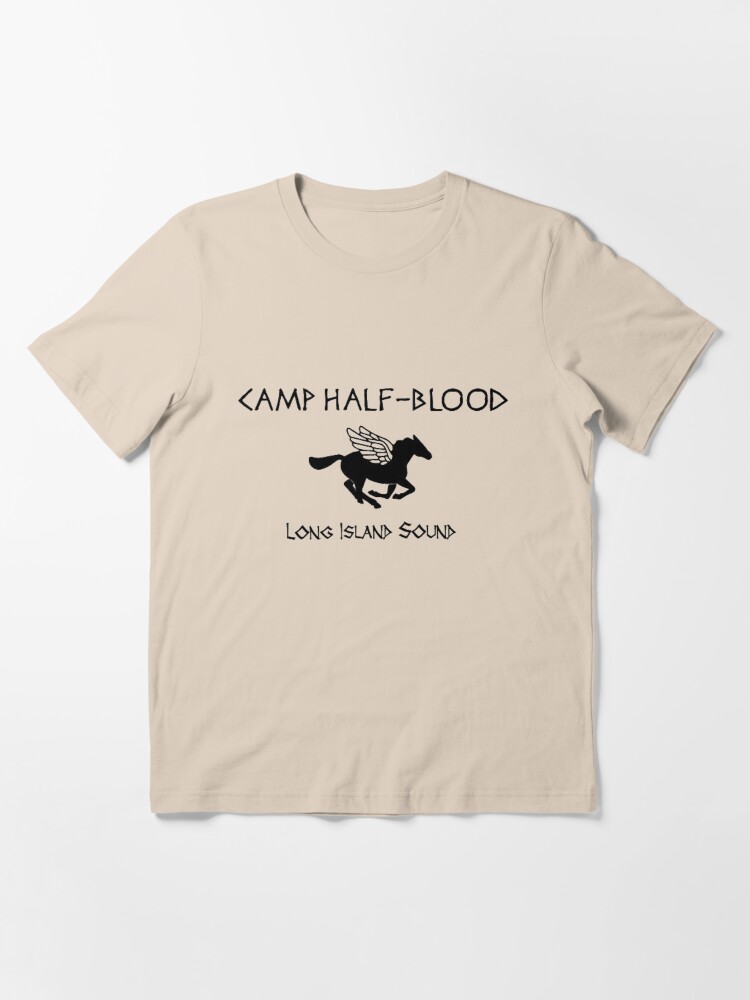 Camp Half-Blood - New Pegasus Design - Classic Fit T-Shirt UNISEX Orange  PJO Percy Jackson Annabeth Chase Short Sleeves