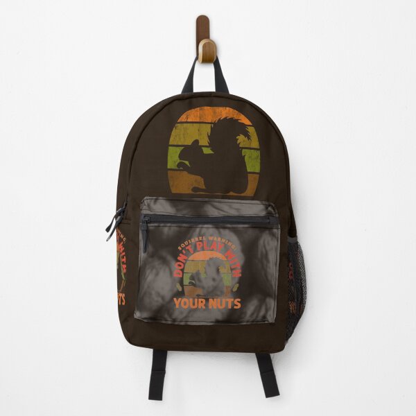 Item preview, Squirrel Warning: Don't Play with Your Nuts  Vintage Funny Sunset Quote designed and sold by CRHPOD20.