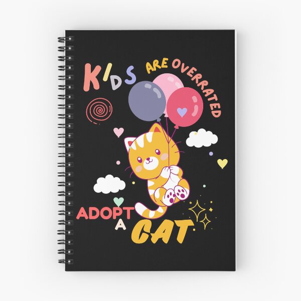 Item preview, Kids Are Overrated Adopt A Cat  designed and sold by SVGtothemoon.