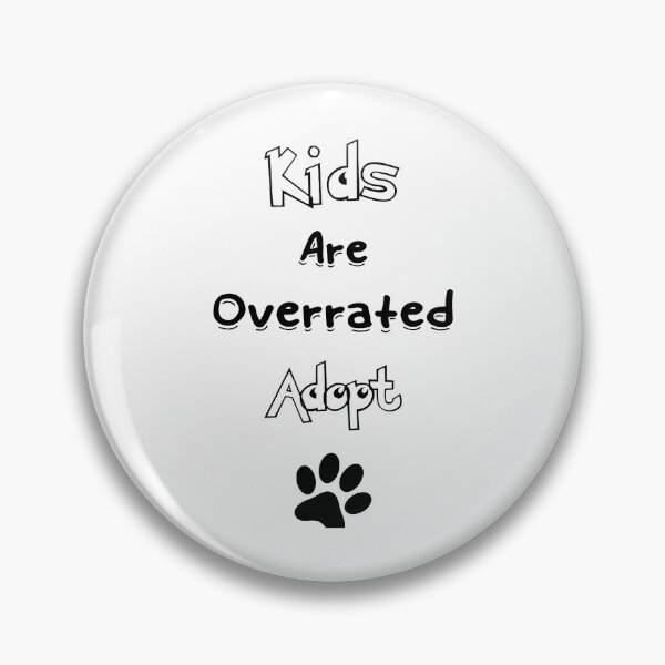 Item preview, Kids Are Overrated Adopt A Cat  designed and sold by SVGtothemoon.
