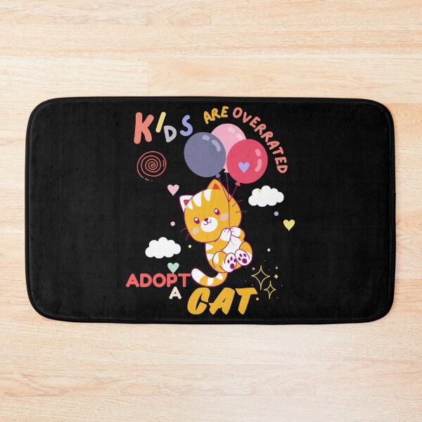 Item preview, Kids Are Overrated Adopt A Cat  designed and sold by SVGtothemoon.