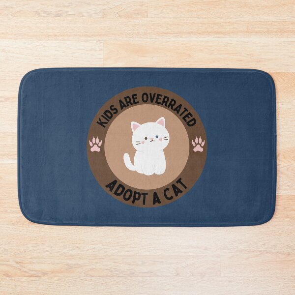 Item preview, Kids Are Overrated Adopt A Cat  designed and sold by SVGtothemoon.