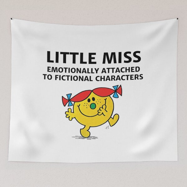 Item preview, little miss emotionally attached to fictional characters designed and sold by lotsofniches.