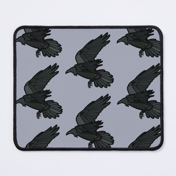 Item preview, Flying Raven illustration designed and sold by ErinTerryIllus.
