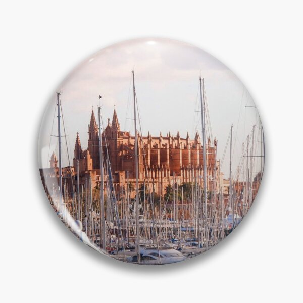 Item preview, MARITIME #22 - A Tangle of Sailboat Masts in Front of a Cathedral designed and sold by DEL-Productions.