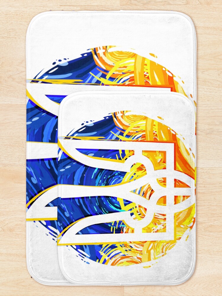 Alternate view of Gerb Ukraine Bath Mat