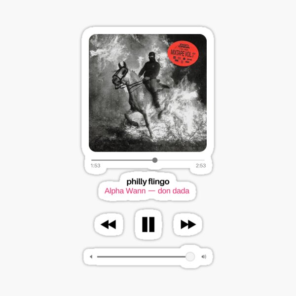 Alpha Wann don dada Sticker
