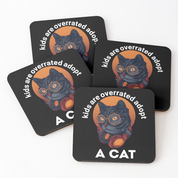 Item preview, kids are overrated adopt a cat Premium   designed and sold by LUCIHOMES.