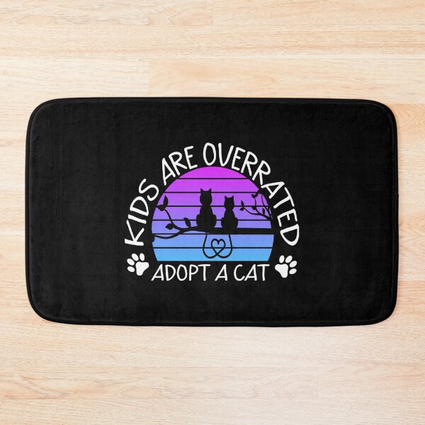 Item preview, Funny cute cats family adopted by cute kids designed and sold by LUCIHOMES.