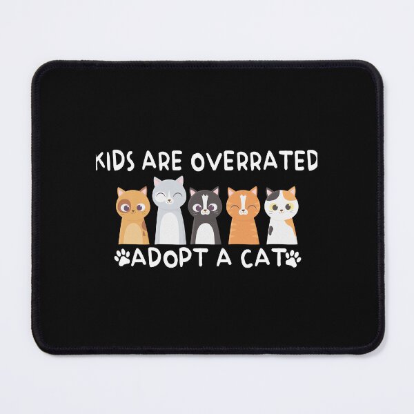 Item preview, Funny cute cats family adopted by cute kids designed and sold by LUCIHOMES.