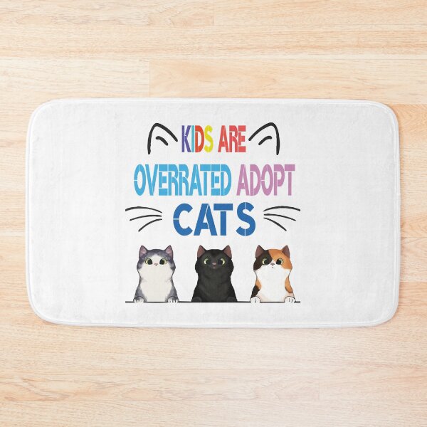 Item preview, kids are overrated adopt a cat   designed and sold by LUCIHOMES.
