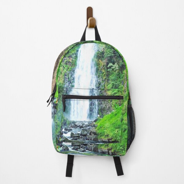 Item preview, Green Nature Forest Waterfall Landscape designed and sold by lets-travel.