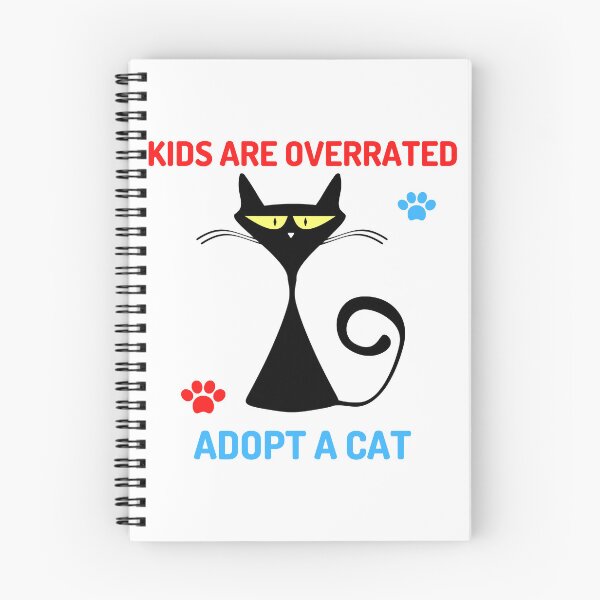 Item preview, Kids are overrated adopt a cat  cats lovers  kids designed and sold by LUCIHOMES.