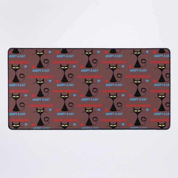 Item preview, Kids are overrated adopt a cat cats lovers kids designed and sold by LUCIHOMES.