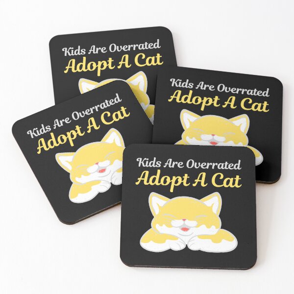Item preview, Kids Are Overrated Adopt A Cat designed and sold by LUCIHOMES.