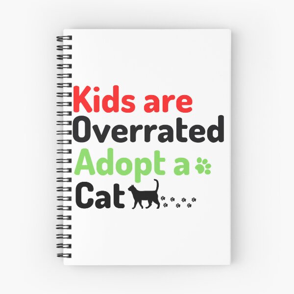 Item preview, Kids are overrated adopt a cat  designed and sold by LUCIHOMES.