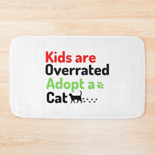 Item preview, Kids are overrated adopt a cat  designed and sold by LUCIHOMES.