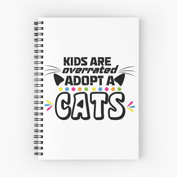 Item preview, Kids are overrated adopt a cat  designed and sold by LUCIHOMES.