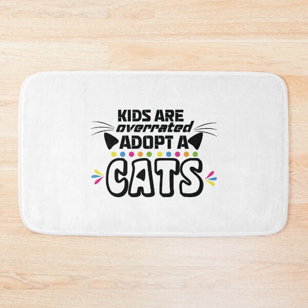 Item preview, Kids are overrated adopt a cat  designed and sold by LUCIHOMES.