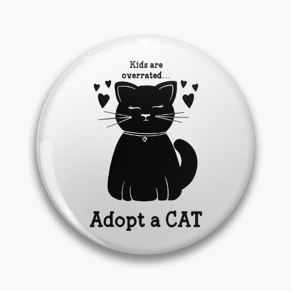 Item preview, Kids are Overrated Adopt a Cat Fitted V-Neck designed and sold by LUCIHOMES.