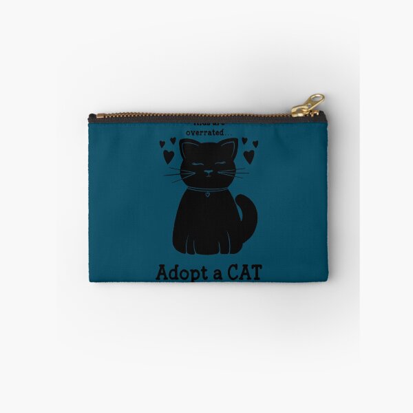 Item preview, Kids are Overrated Adopt a Cat Fitted V-Neck designed and sold by LUCIHOMES.
