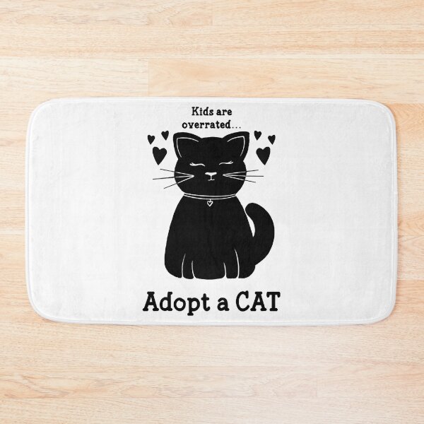 Item preview, Kids are Overrated Adopt a Cat Fitted V-Neck designed and sold by LUCIHOMES.