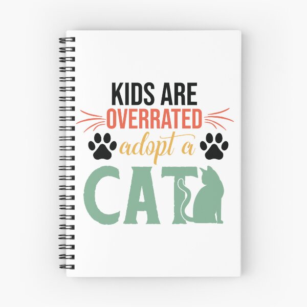 Item preview, kids are overrated adopt a cat lover  designed and sold by LUCIHOMES.